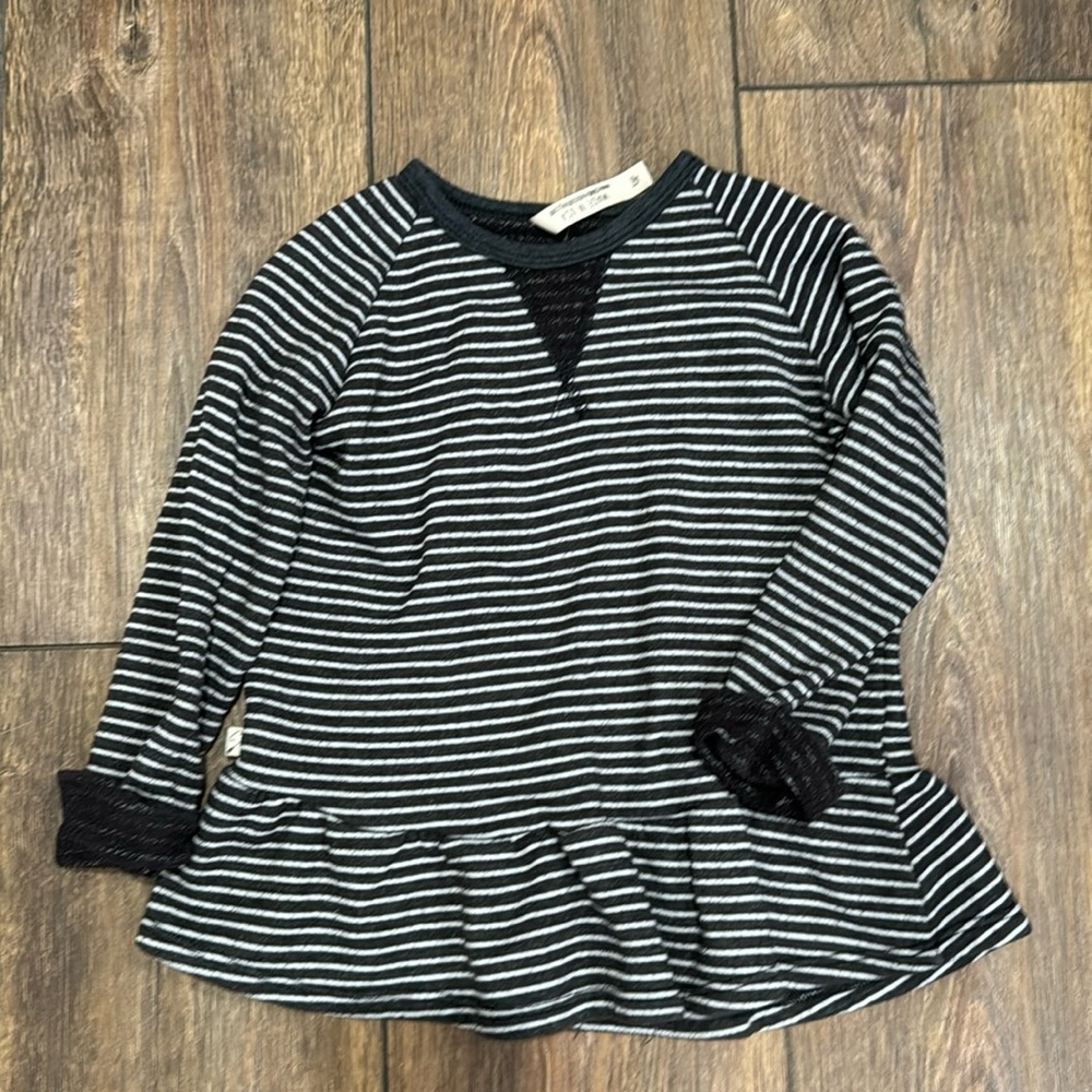 Stripped black and white